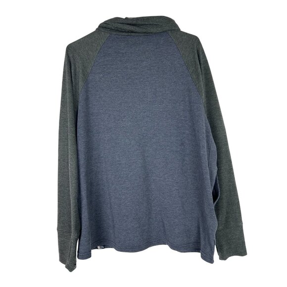 The North Face Womens Terry Funnel Neck Pullover Sweatshirt Size Large - Picture 2 of 12